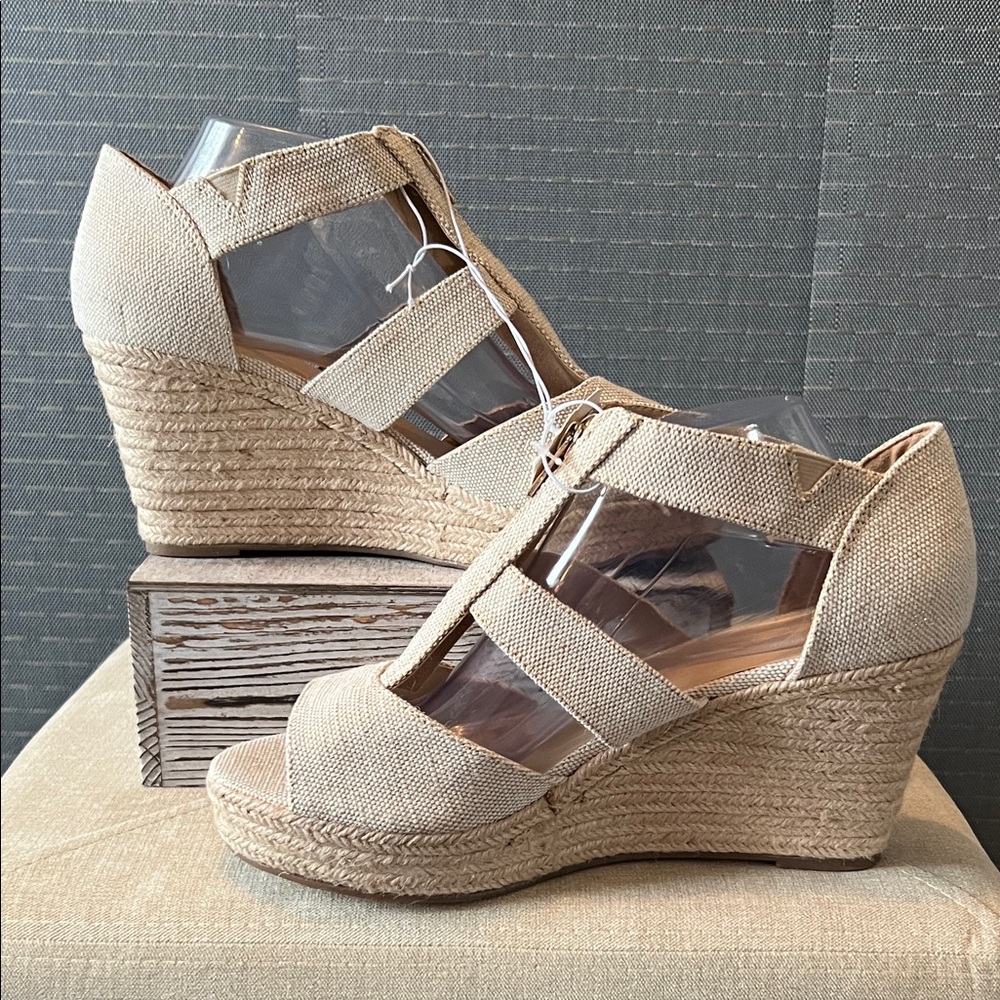 A New Day Front Zip Espadrille Wedges